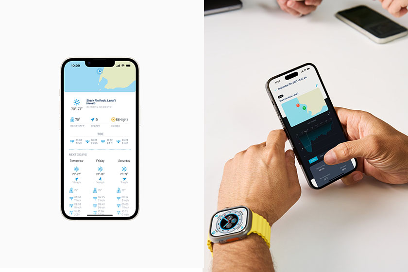 Apple Watch Ultra Oceanic plus app release 2022