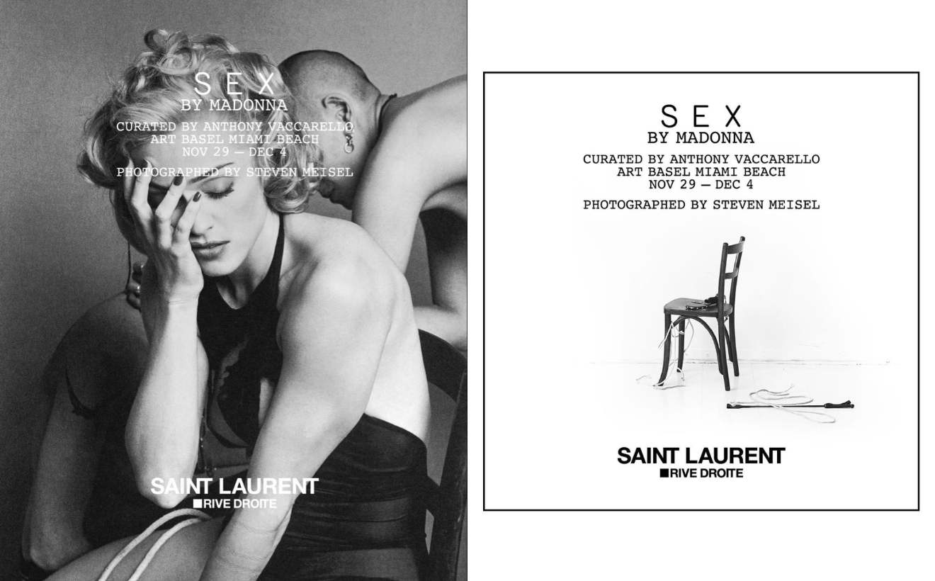 事隔 30 年，《Sex》再次面世：Saint Laurent 與 Madonna  攜手舉辦紀念藝術展！