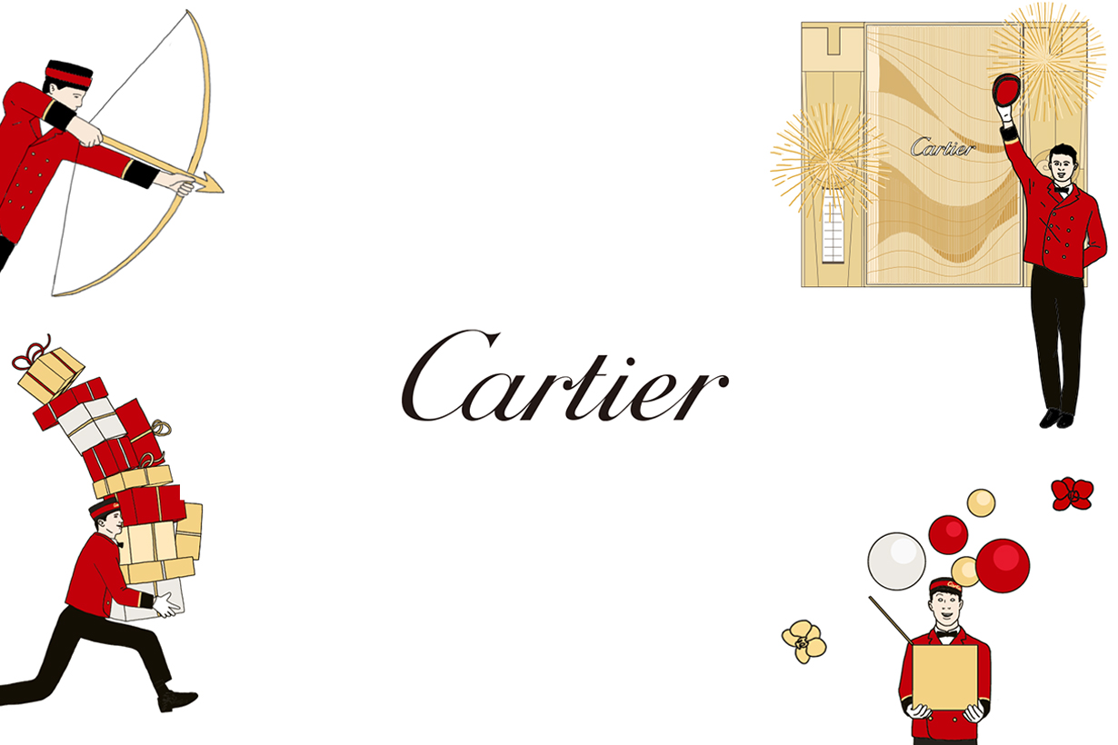 Cartier line official stickers
