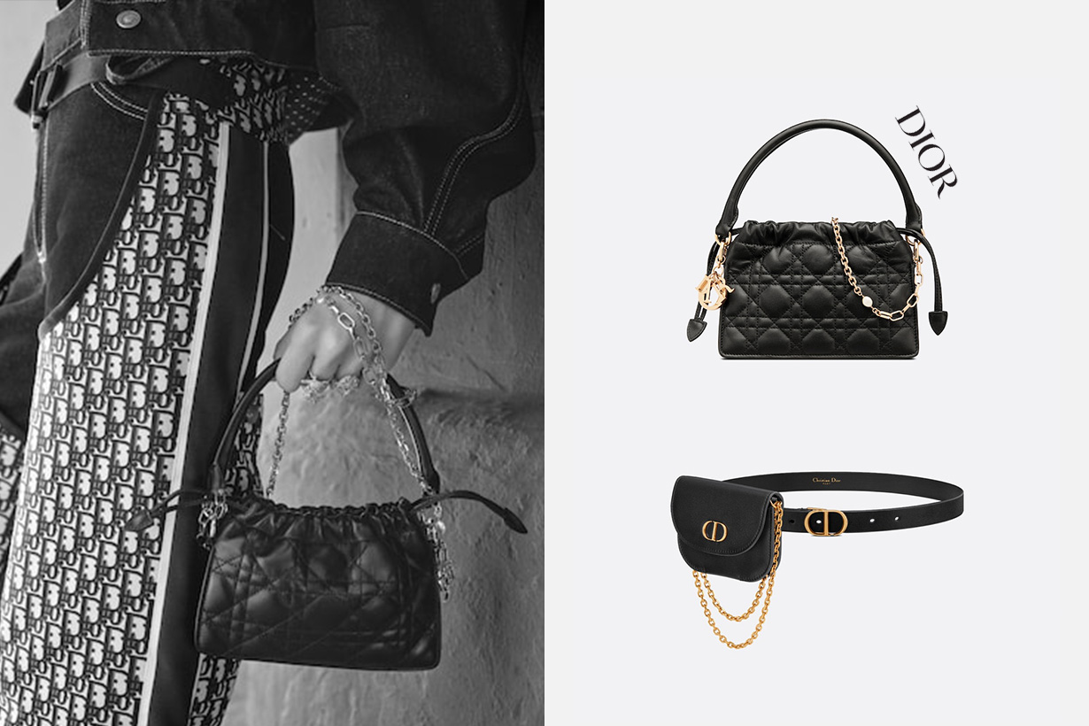 Dior Lady Dior 束繩迷你手袋和 30 Montaigne 可拆卸式小袋腰帶，不同個性的女生會怎麼選？