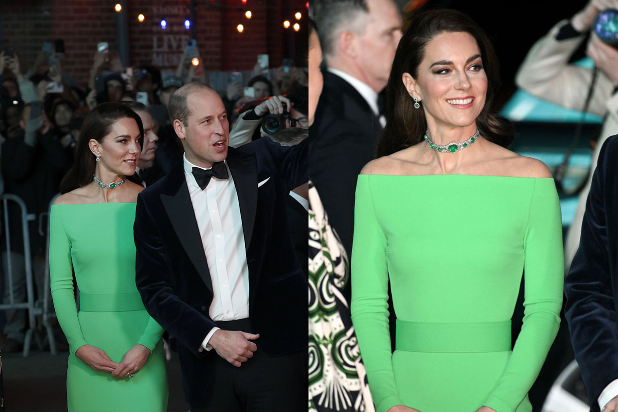 Kate Middleton 只花 100 美元租借禮服，搭配黛安娜王妃祖母綠頸鍊！