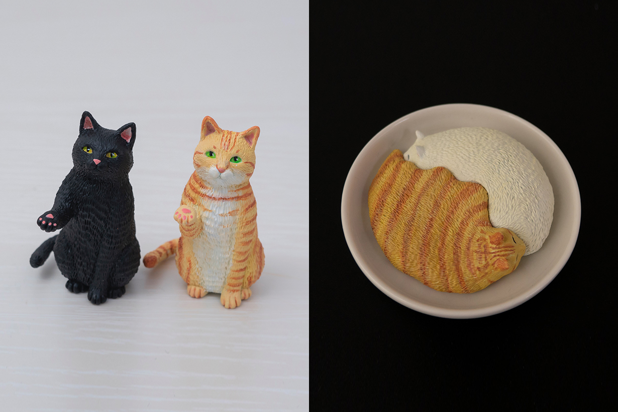把怪奇貓咪照變成模型：日本藝術家 meetissai 的「真實版迷因」鬼才創作！