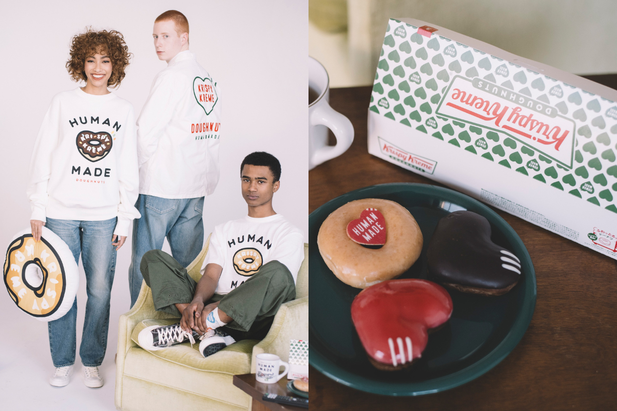 情人節限定：Human Made 與 Krispy Kreme 攜手推出限量版甜甜圈和服裝系列！