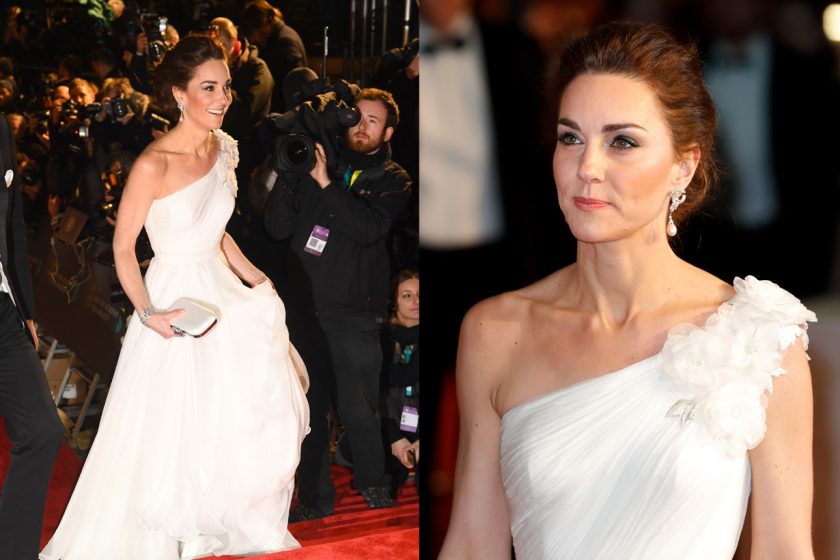 Princess of Wales Kate Middleton BAFTA Alexander McQueen 2019 2023 zara red carpet