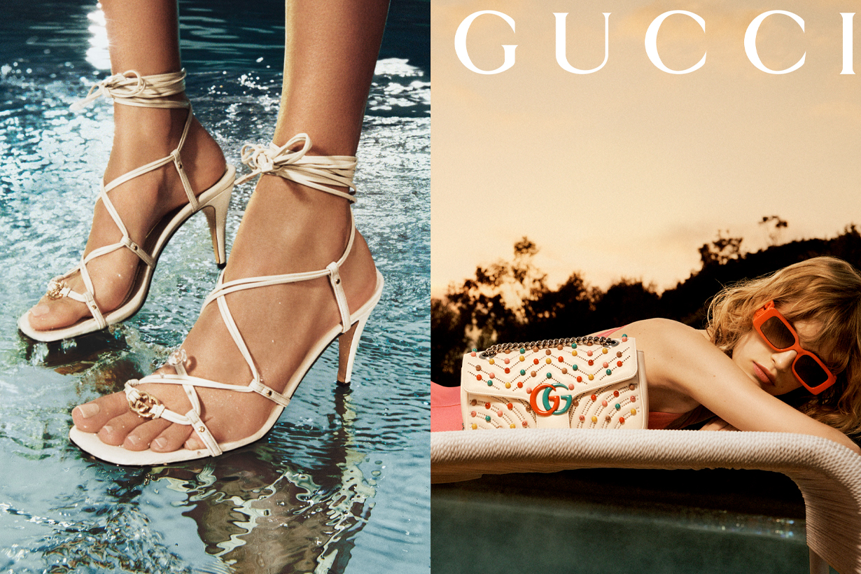 Gucci Summer Stories 2023 handbags swimwear hat collection