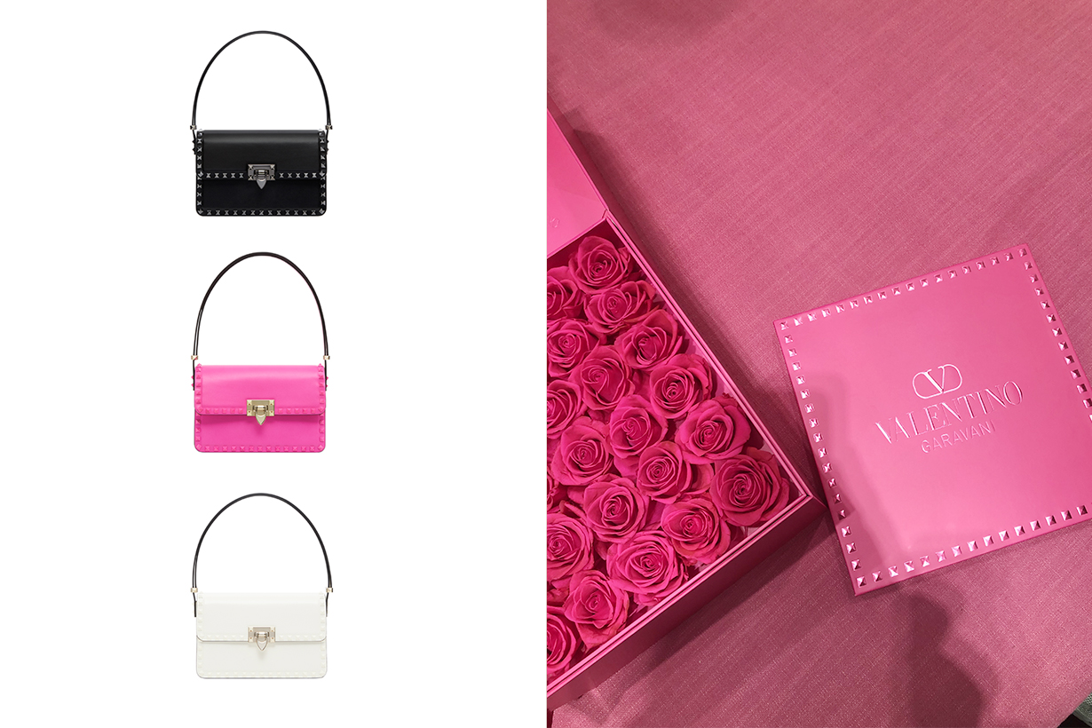 不動心都難：5 款 Valentino 鉚釘手袋，打開超夢幻粉色限量花盒！