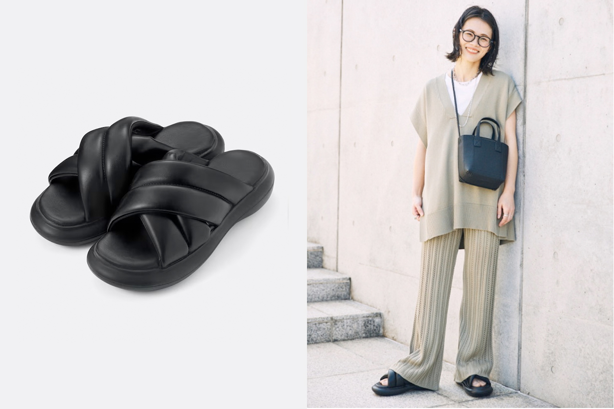 gu japan summer sandals waiting list 2023 puffy design