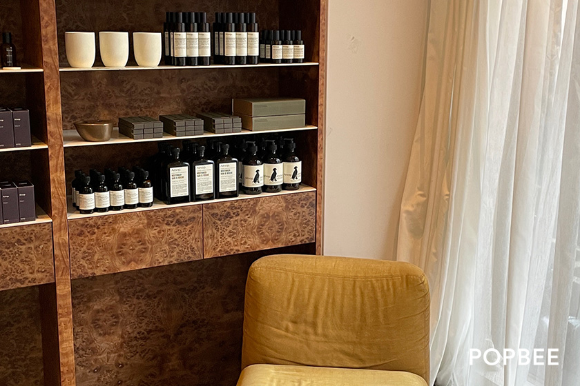 Aesop store special service find suitable Skincare products