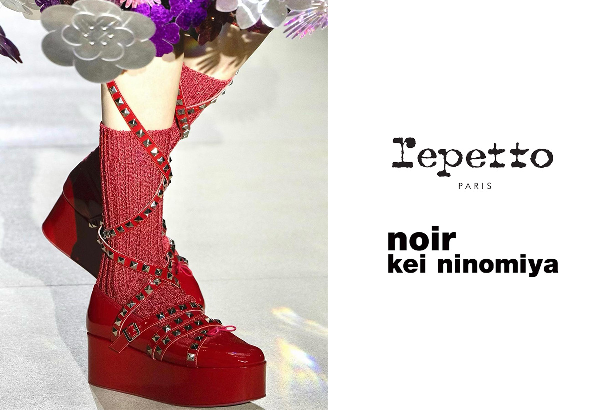 Repetto Noir Kei Ninomiya 聯乘系列 Crossover Shoes Mary Jane 