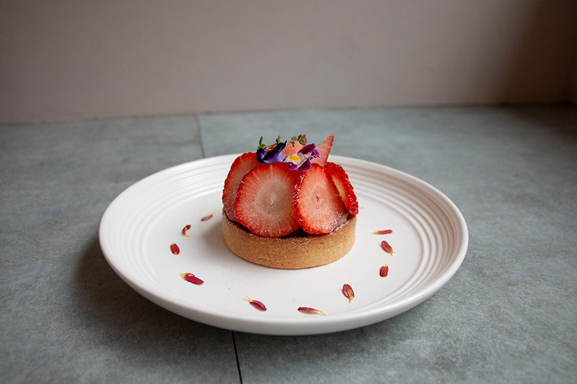 zhuori strawberry season dessert mille feuille