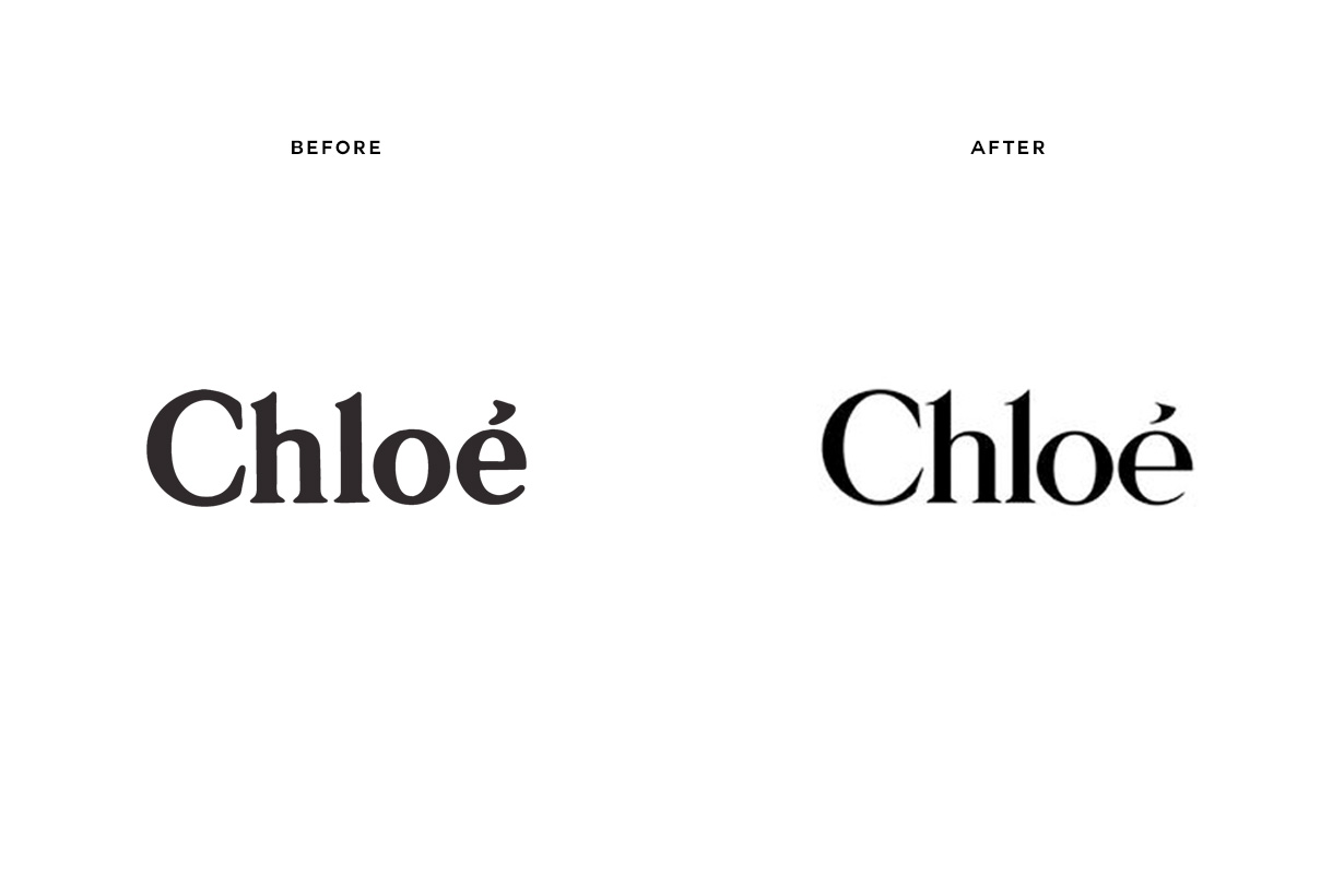 Chloé new logo Chemena Kamali background 2024 fall winter