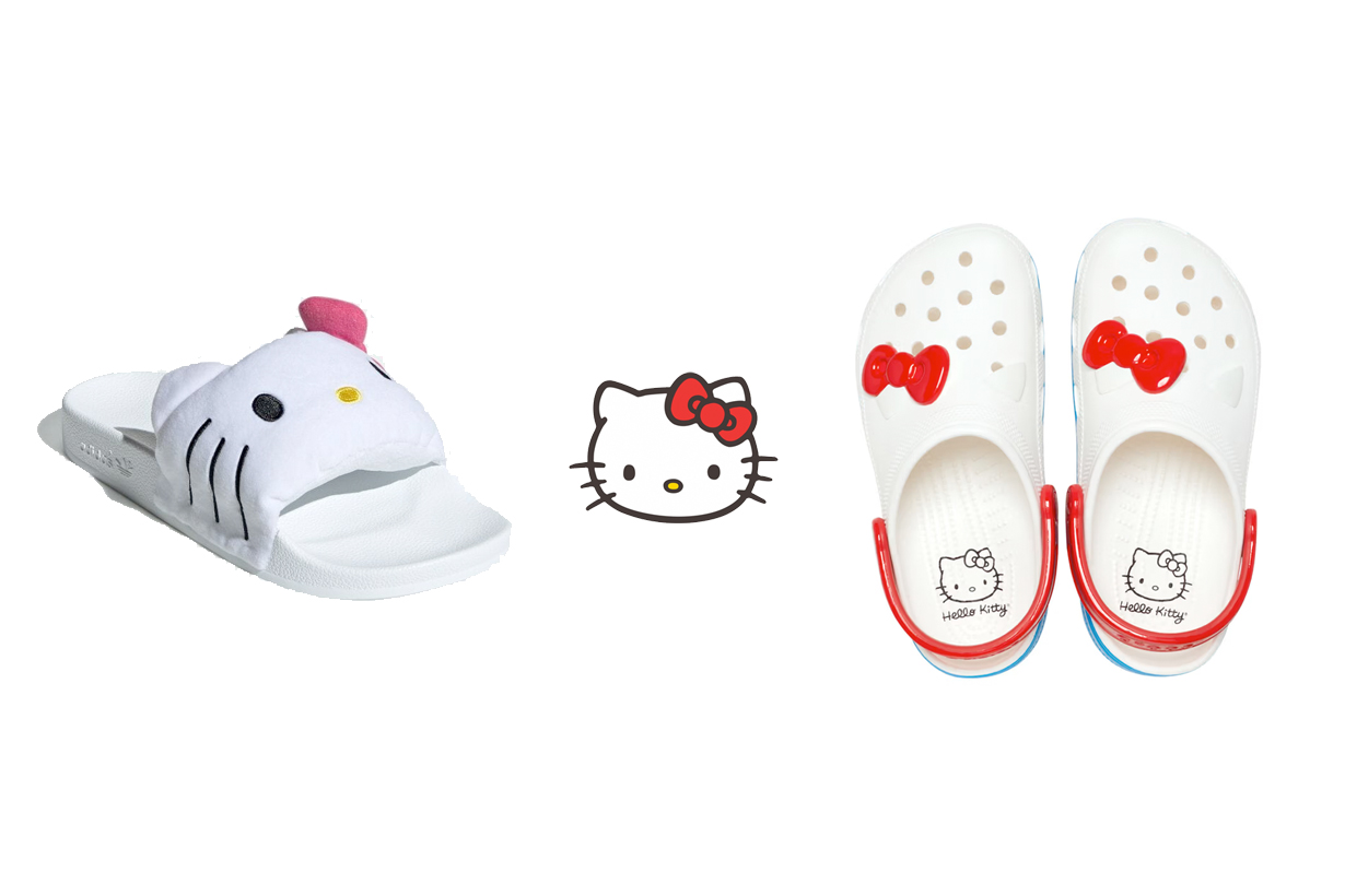 Hello Kitty 可愛五十週年了！Crocs、adidas 分別推出拖鞋，你收哪一雙？