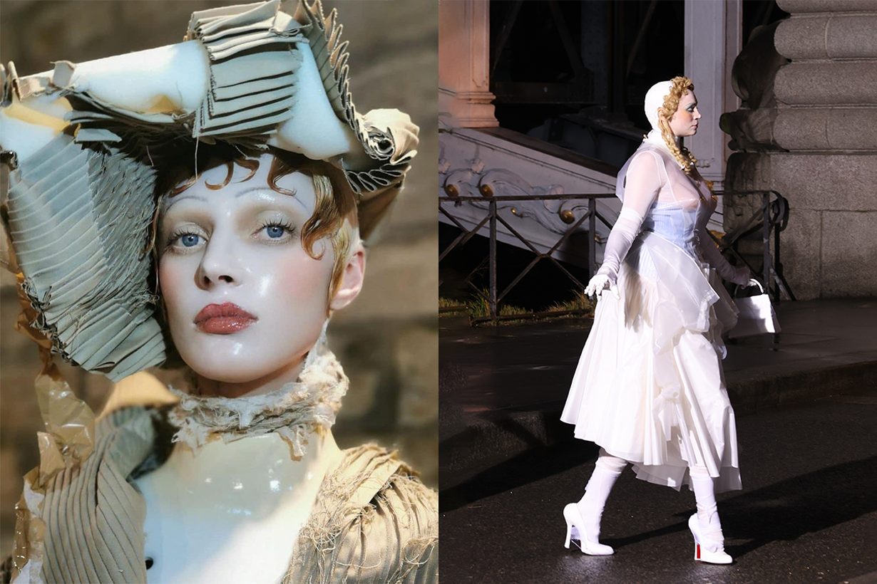 2024 彩妝新趨勢：Maison Margiela 2024 高訂秀中的瓷娃娃般玻璃肌「PORCELAIN DOLL」