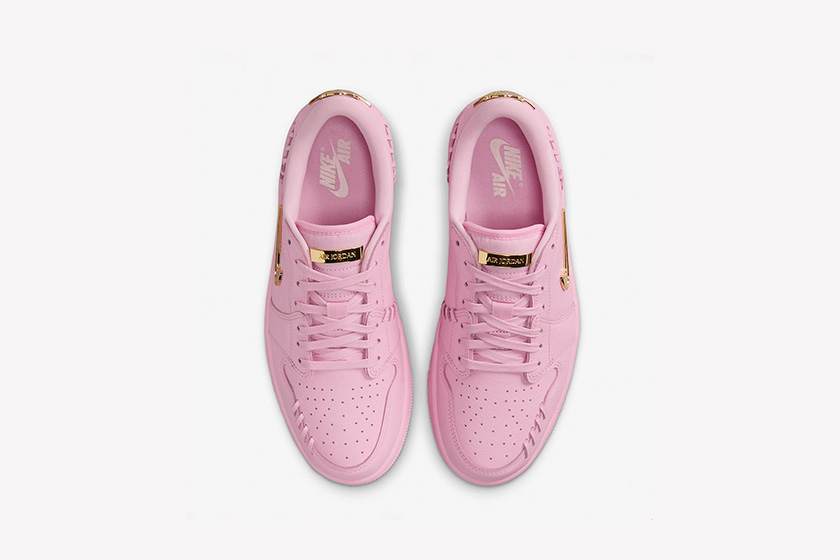 Nike Womens Air Jordan 1 Low Perfect Pink INFO