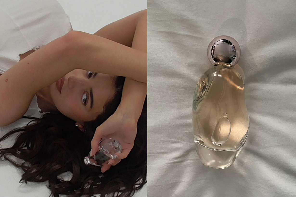 如夢似幻的玻璃瓶身：Kylie Jenner 宣布推出第一款香水，白天與夜晚都適合穿！