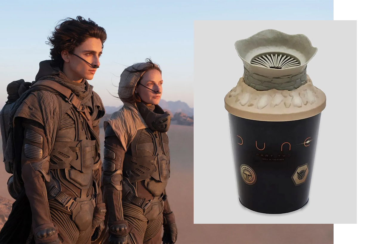 《Dune: Part 2》也有週邊要搶！這款在外國網絡洗版的「爆谷桶」，外形趣怪又實用