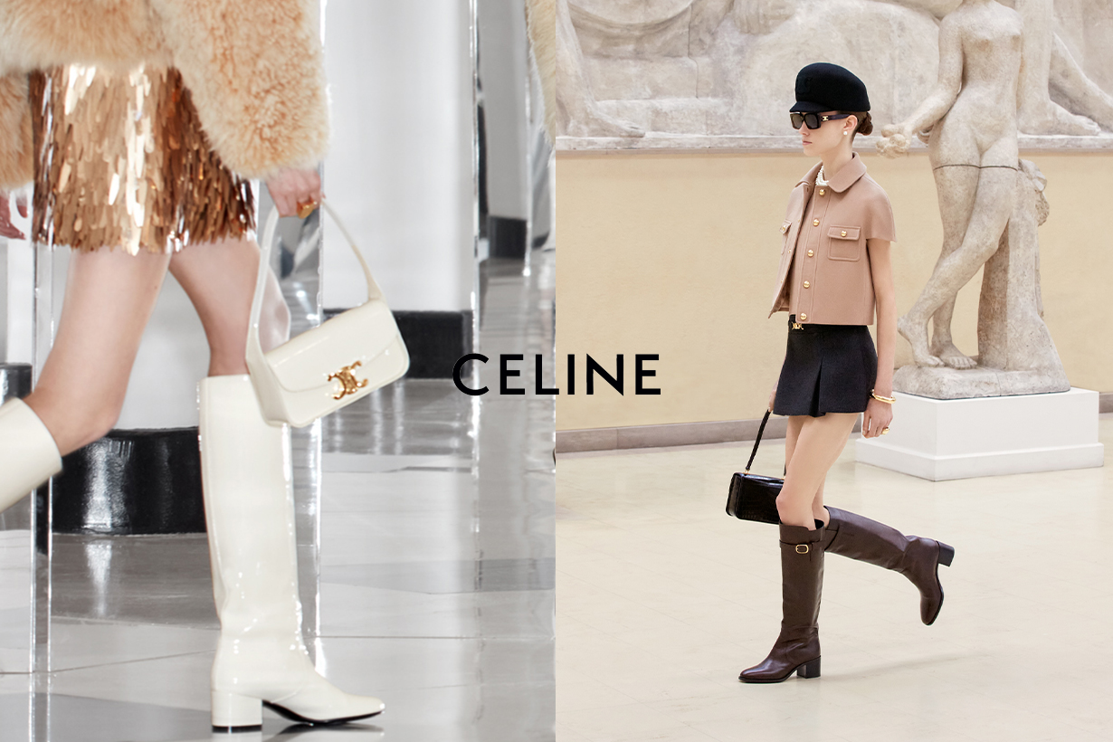 穿梭到 Celine 的黃金年代：短版套裝、瑪莉珍、毛氈帽... 一次看過 2024 冬季系列！
