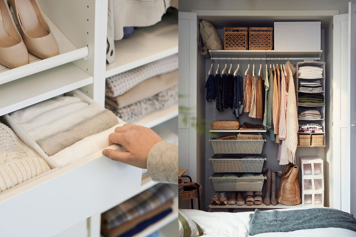 bathroom clothes storage IKEA 5 tips Wardrobe Storage Box