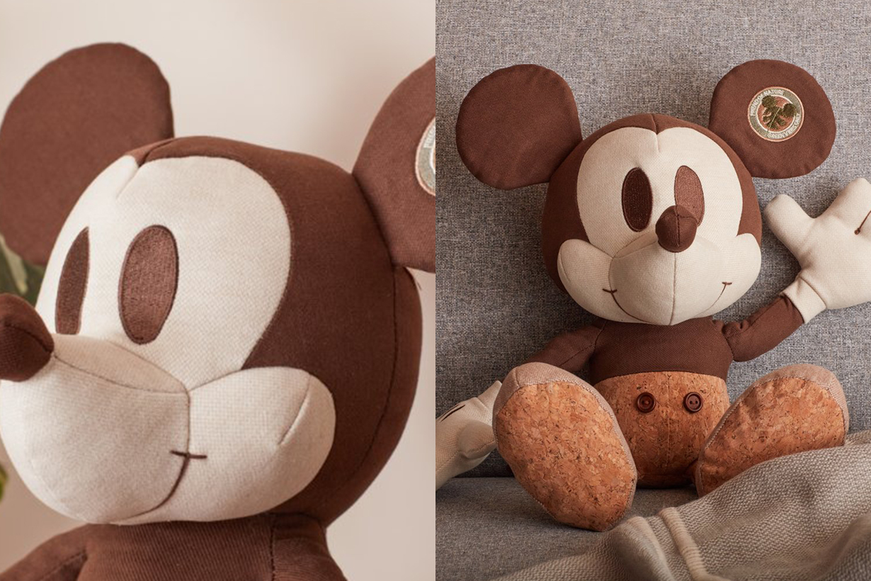 HOLA x Disney Mickey Mouse plush doll 2024 earth day release 