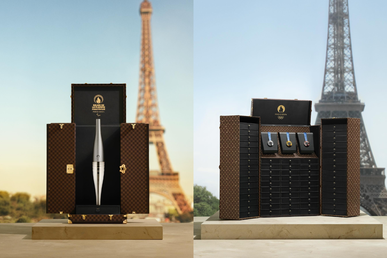 2024 巴黎奧運：Louis Vuitton 設計出火炬收納箱和獎牌收納箱，會是最侈華的奧運嗎？