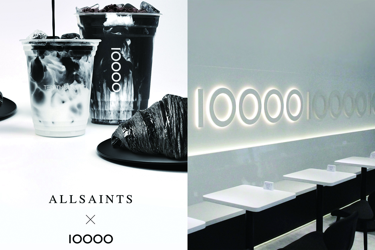 Allsaints x Ten Thousand Coffee 聯名，給你最「黑潮」的視覺與味覺體驗！