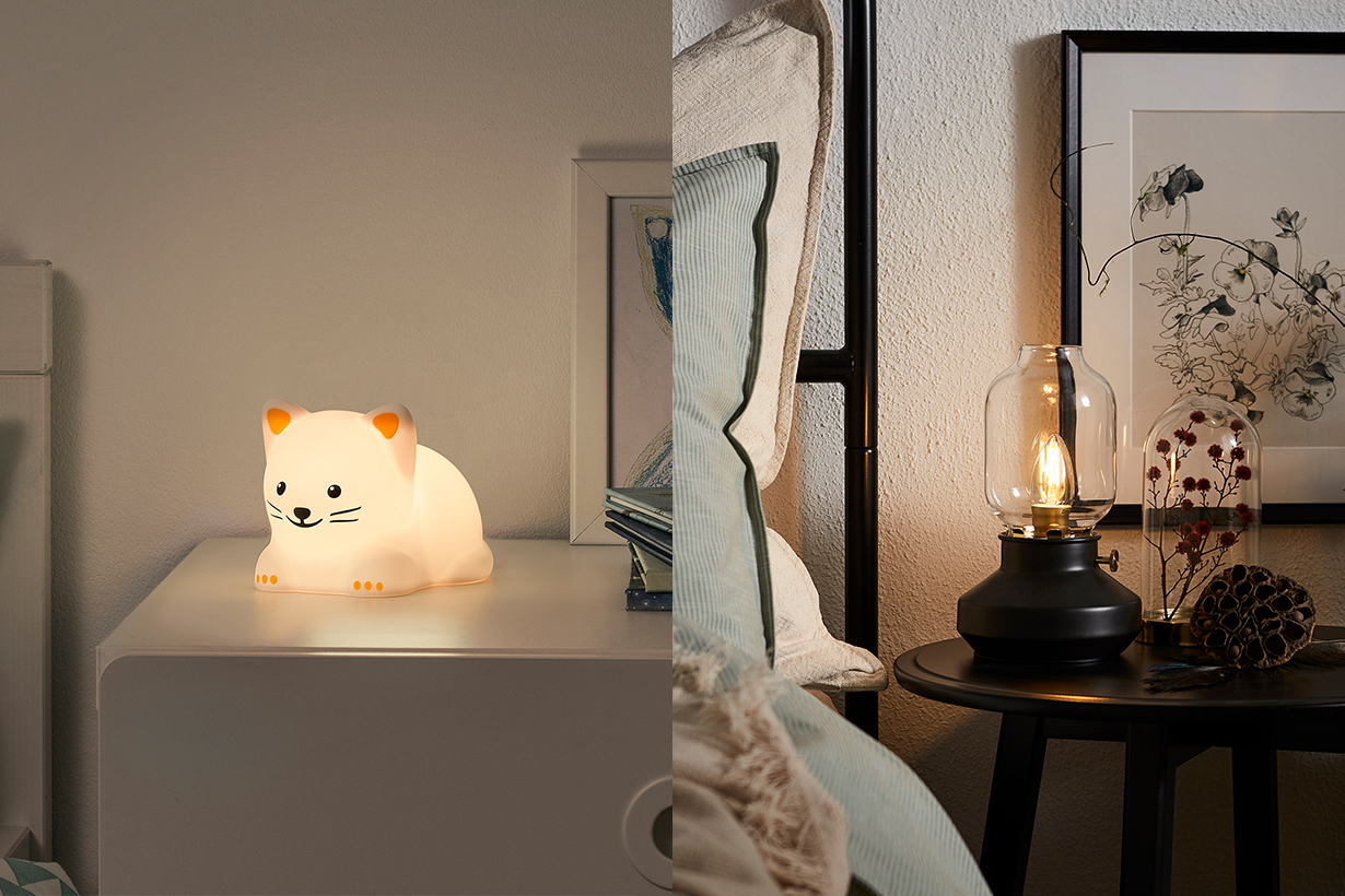 熄燈後依舊很美：從可愛貓咪到質感設計，藏在 IKEA 家飾區的 10+ 必入手小夜燈！