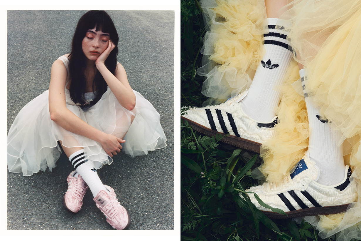 最夢幻的蕾絲 Samba：Caroline Hu 與 adidas Originals 初次聯乘，已收服所有少女心！