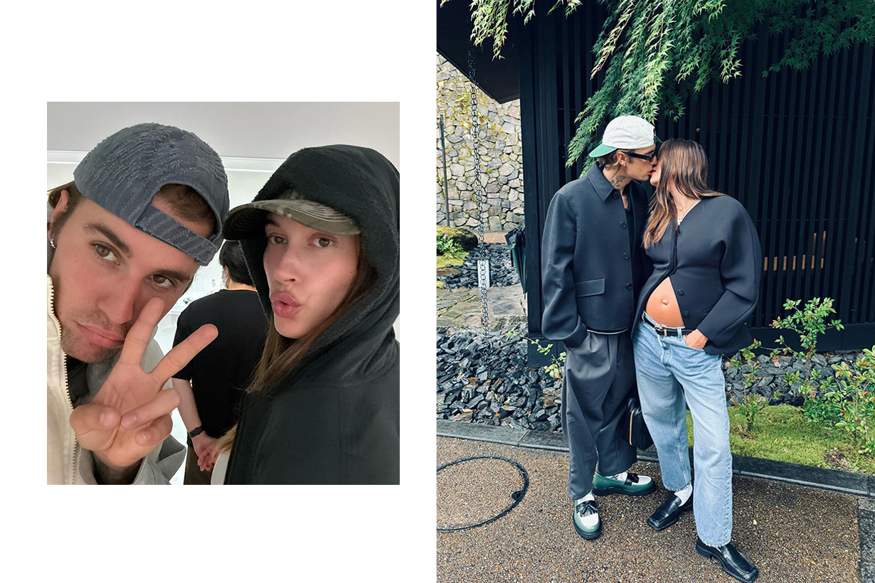 最帥孕婦造型：Justin Bieber 與 Hailey 現身日本村上隆展覽，還搭上當地公車！