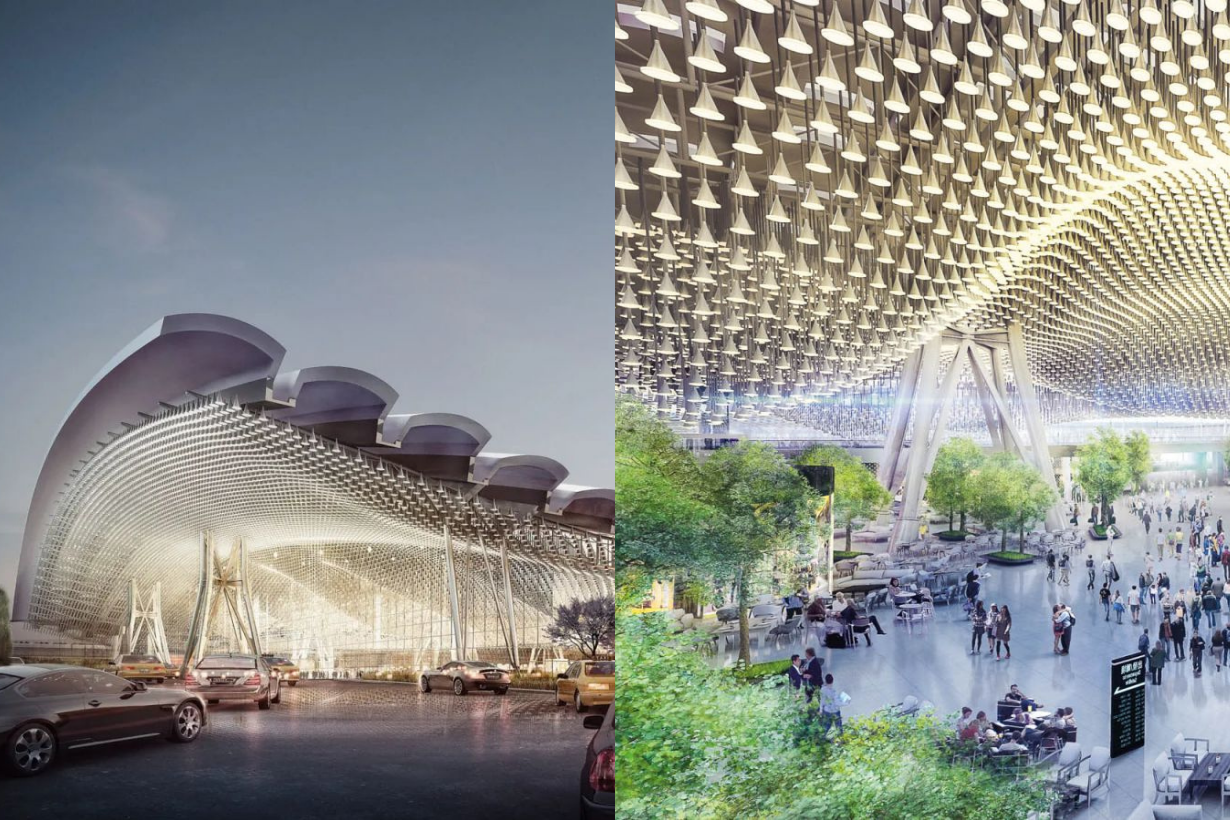 2027 年完工：桃園機場第三航廈模擬圖釋出，完美呈現台灣特色美學！
