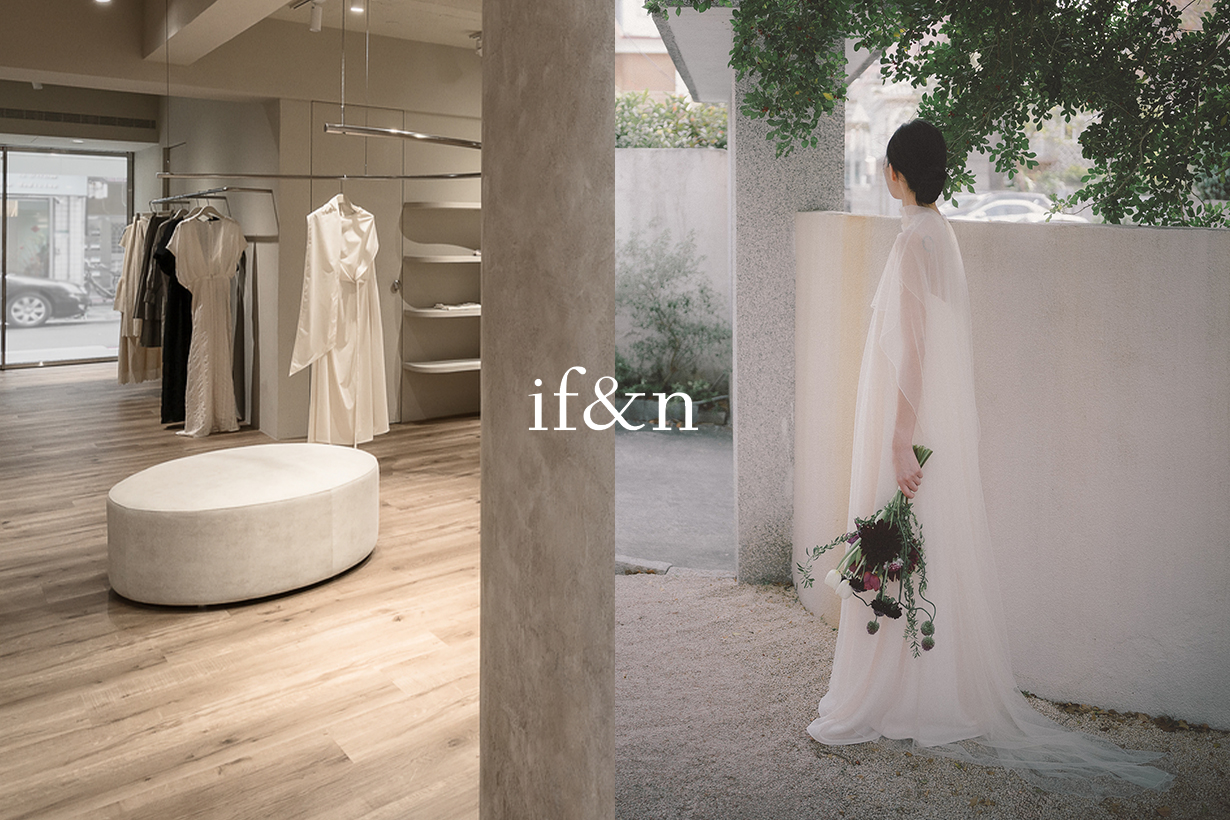可以留在衣櫃裡的婚紗：認識來自台灣的 if&n Wedding，美好心動的訂製嫁衣！