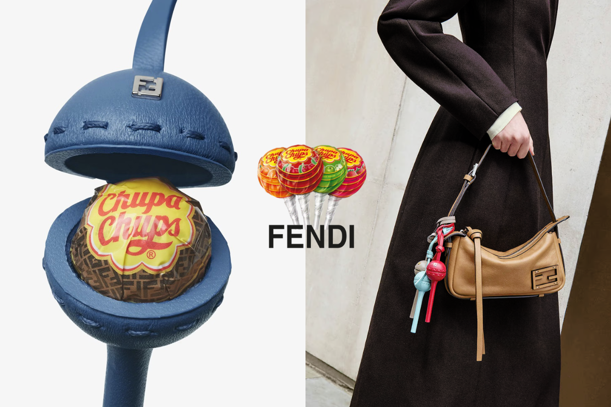 今年最心動的跨界聯名：Fendi X Chupa Chups 推出棒棒糖收納包，還能當做項鍊！